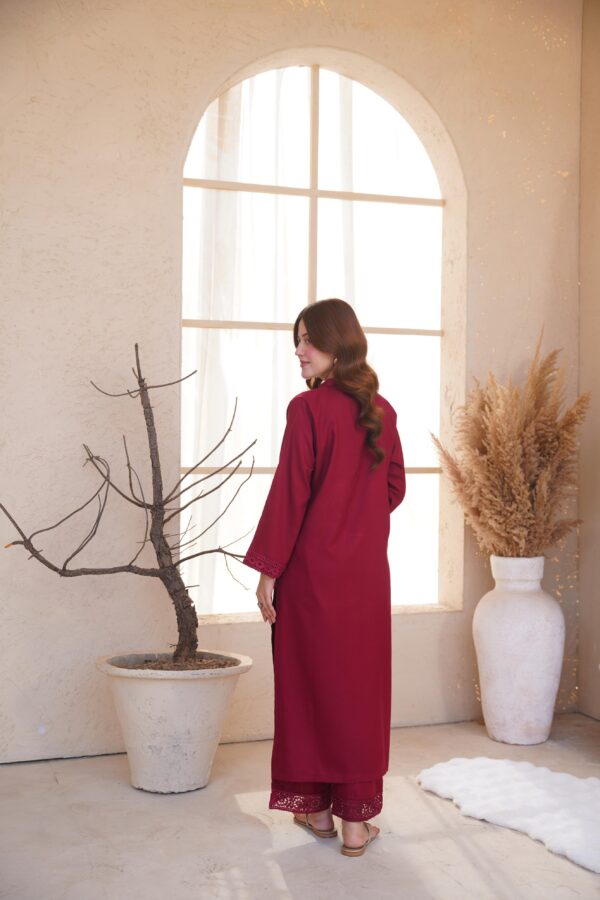 DSC04629 Laleh Maroon Co-ord Set - Elegant 2-Piece Daily Wear