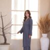 DSC04644 Sard Khwaab Slate Grey Co-ord Set - Elegant 2-Piece Daily Wear