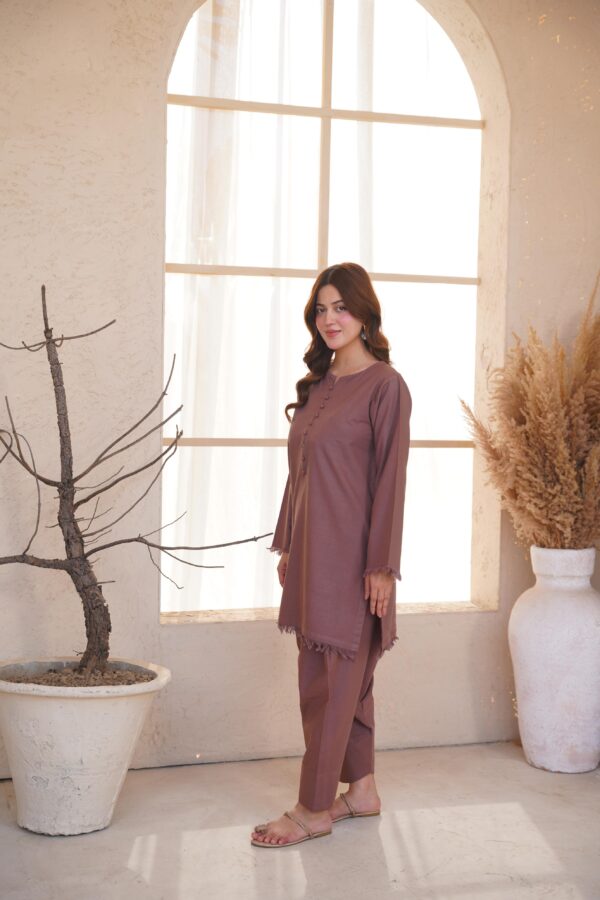 Rahee Mauve Pink Co-ord Set - Elegant 2-Piece Daily Wear