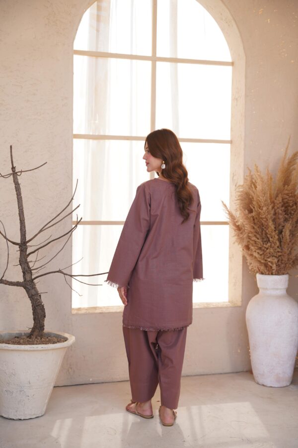 Rahee Mauve Pink Co-ord Set - Elegant 2-Piece Daily Wear