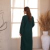 Zarqa Bottle Green Co-ord Set - Elegant 2-Piece Daily Wear