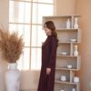 DSC04754 Tabeer Dark Brown Co-ord Set - Elegant 2-Piece Daily Wear
