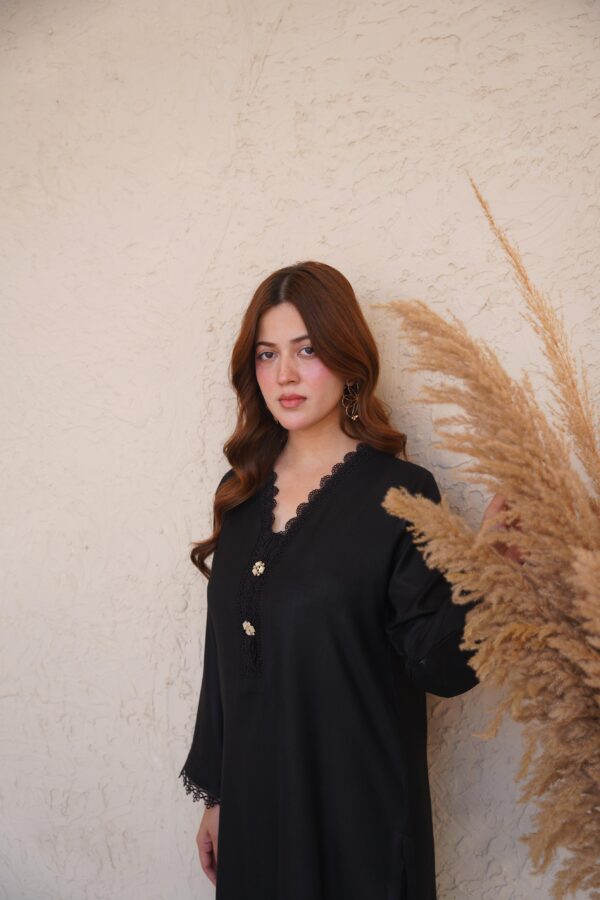 Lail Premium Black Co-ord Set - Elegant 2-Piece Daily Wear